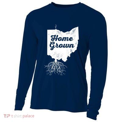 Ohio T Home Grown Roots Oh State Pride Cooling Performance Long Sleeve Crew