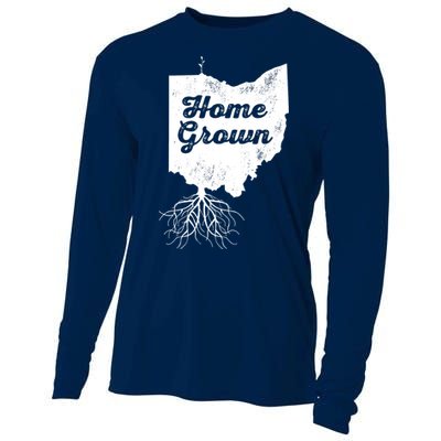 Ohio T Home Grown Roots Oh State Pride Cooling Performance Long Sleeve Crew