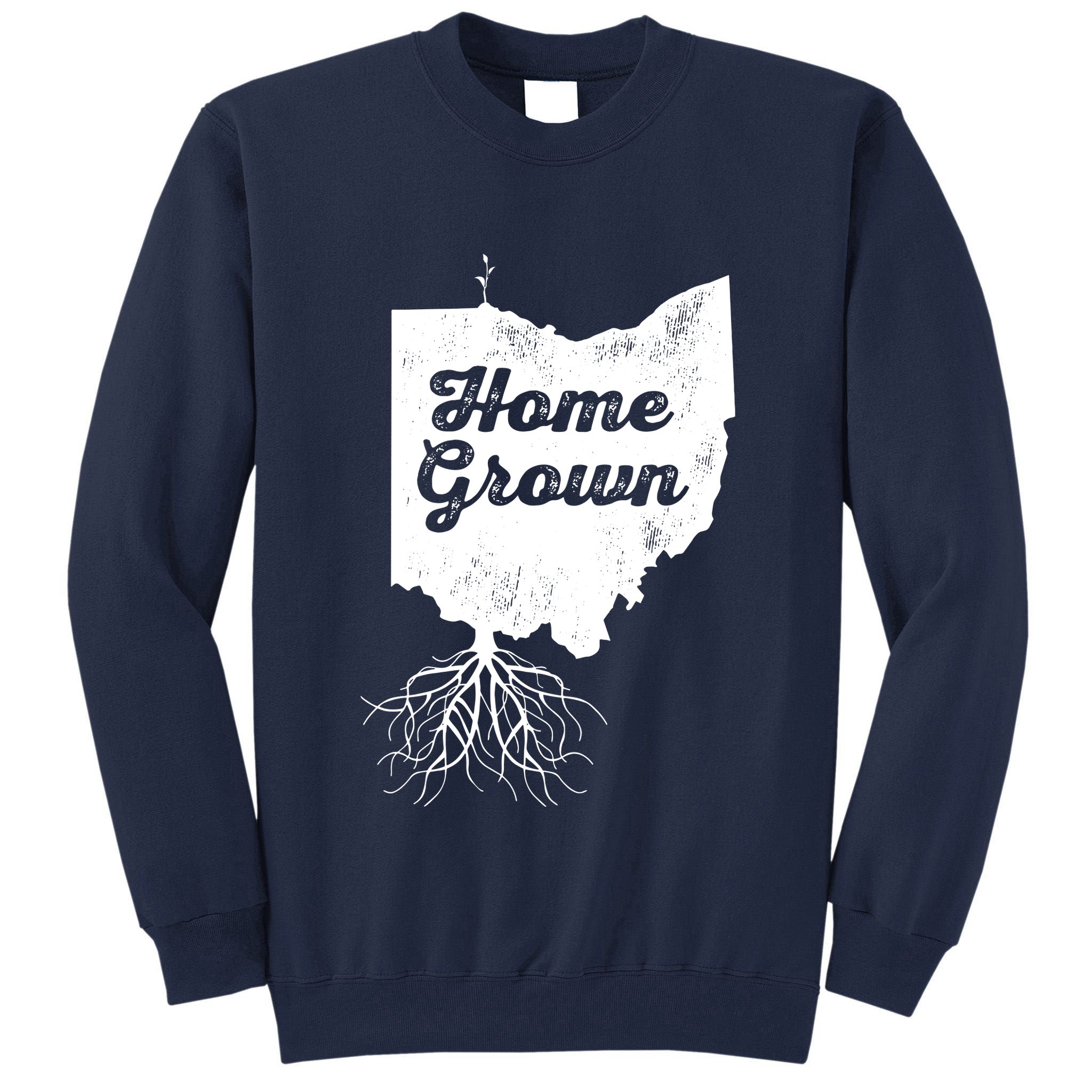Ohio T Home Grown Roots Oh State Pride Tall Sweatshirt