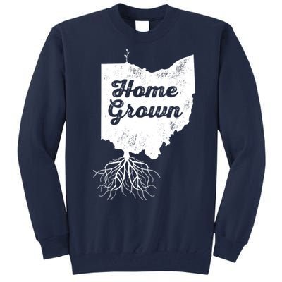 Ohio T Home Grown Roots Oh State Pride Tall Sweatshirt