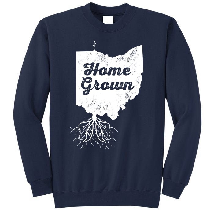 Ohio T Home Grown Roots Oh State Pride Tall Sweatshirt