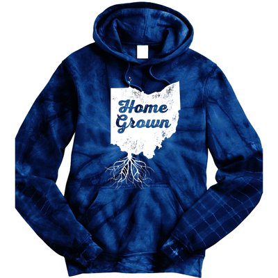 Ohio T Home Grown Roots Oh State Pride Tie Dye Hoodie