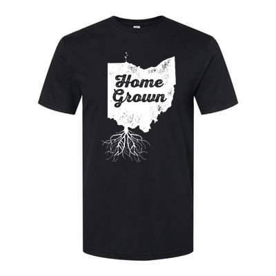 Ohio T Home Grown Roots Oh State Pride Softstyle CVC T-Shirt