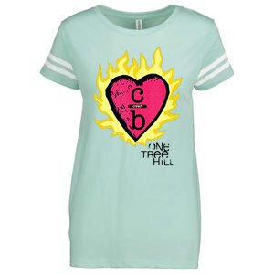 One Tree Hill Clothes Over Bros Heart Enza Ladies Jersey Football T-Shirt