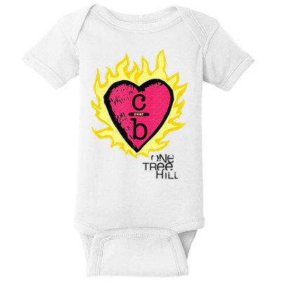 One Tree Hill Clothes Over Bros Heart Baby Bodysuit