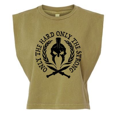 ONLY THE HARD ONLY THE STRONG SPARTAN Garment-Dyed Women's Muscle Tee