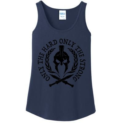 ONLY THE HARD ONLY THE STRONG SPARTAN Ladies Essential Tank