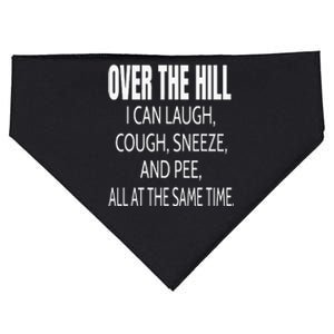 Over The Hill Funny Old People Joke Gag Gift USA-Made Doggie Bandana