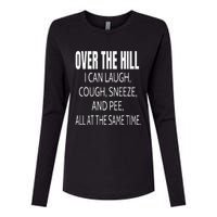 Over The Hill Funny Old People Joke Gag Gift Womens Cotton Relaxed Long Sleeve T-Shirt