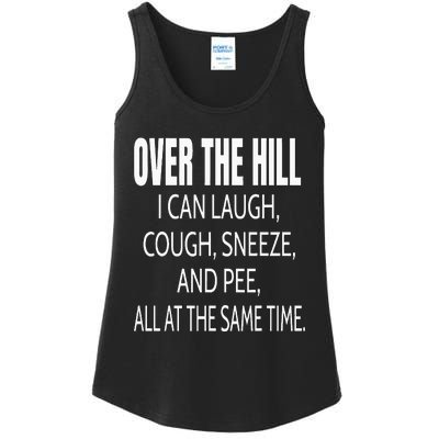 Over The Hill Funny Old People Joke Gag Gift Ladies Essential Tank