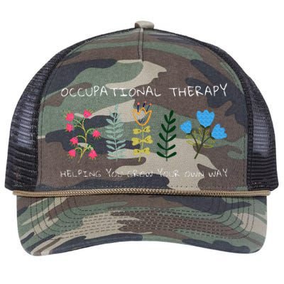 Occupational Therapy Helping You Grow Your Own Way Ot Retro Rope Trucker Hat Cap