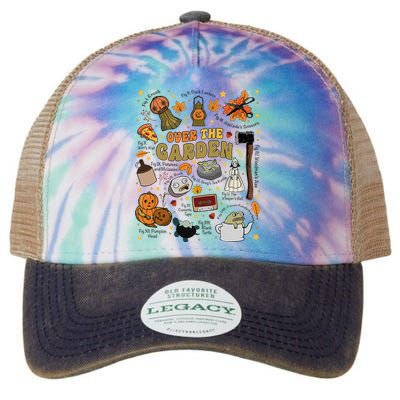 Over The Halloween Garden Wall Pumpkin Fall Thanksgiving Legacy Tie Dye Trucker Hat