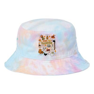 Over The Halloween Garden Wall Pumpkin Fall Thanksgiving Tie Dye Newport Bucket Hat