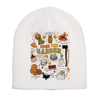 Over The Halloween Garden Wall Pumpkin Fall Thanksgiving Short Acrylic Beanie