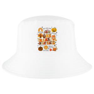 One Thankful Infant Teacher Thanksgiving Retro Groovy Fall Cool Comfort Performance Bucket Hat