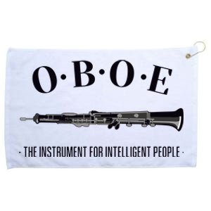 Oboe The Instrument For Intelligent People Funny Oboe Grommeted Golf Towel