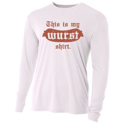 Oktoberfest This Is My Wurst German Cooling Performance Long Sleeve Crew