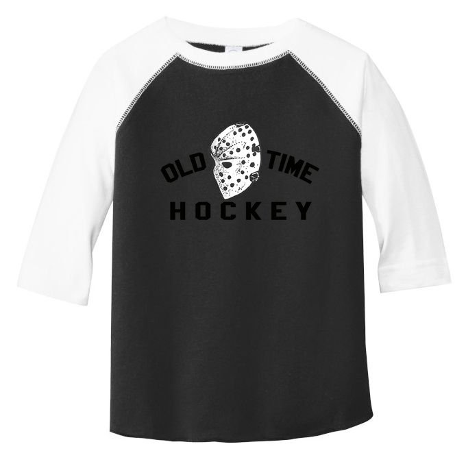Old Time Ice Hockey Vintage Goalie Mask Great Gift Toddler Fine Jersey T-Shirt