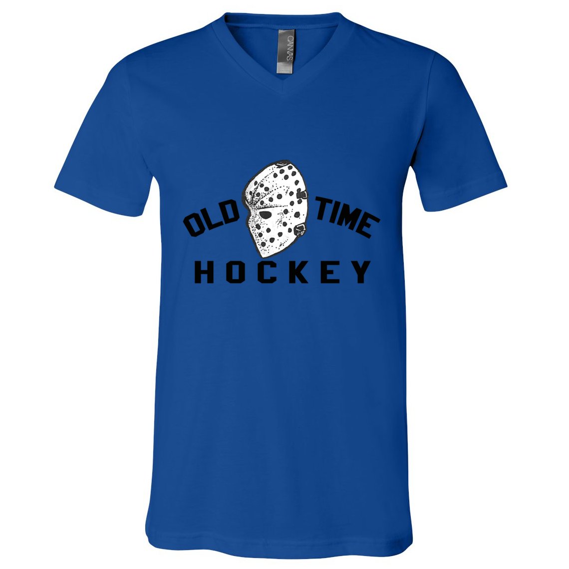 Old Time Ice Hockey Vintage Goalie Mask Great Gift V-Neck T-Shirt
