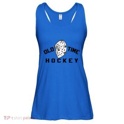 Old Time Ice Hockey Vintage Goalie Mask Great Gift Ladies Essential Flowy Tank