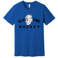 Old Time Ice Hockey Vintage Goalie Mask Great Gift Premium T-Shirt