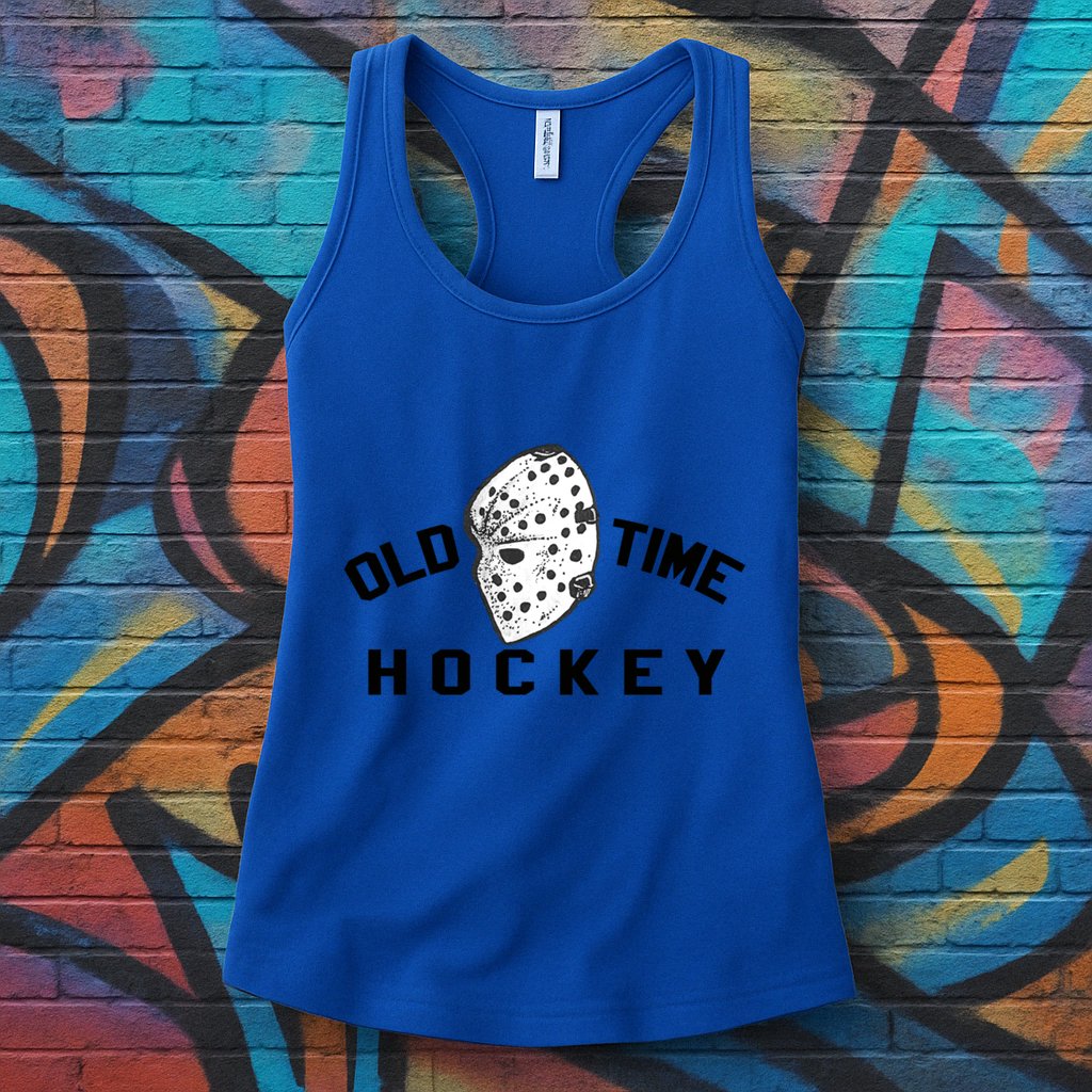 Old Time Ice Hockey Vintage Goalie Mask Great Gift Womens Tank Top