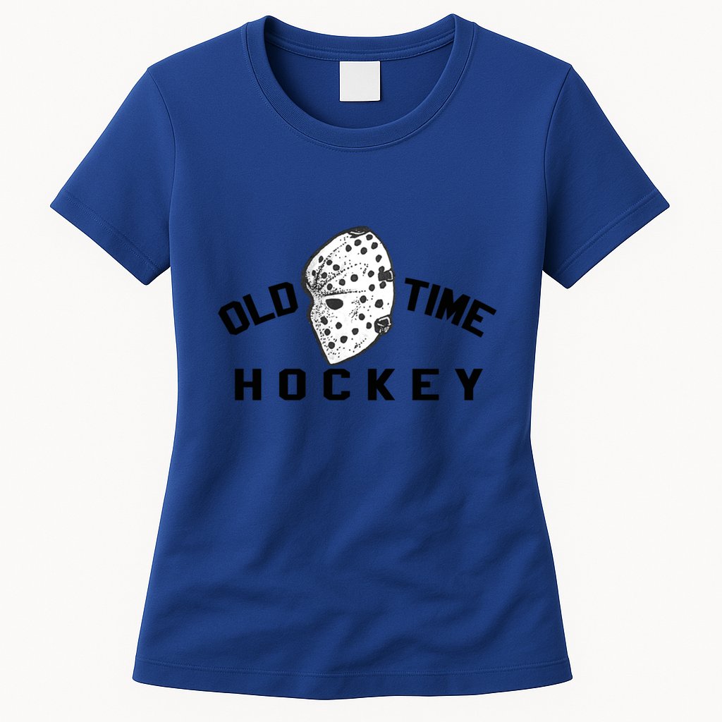 Old Time Ice Hockey Vintage Goalie Mask Great Gift Womens T-Shirt