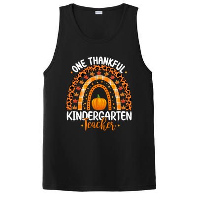 One Thankful Kindergarten Teacher Thanksgiving Kindergarten Gift PosiCharge Competitor Tank