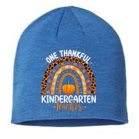 One Thankful Kindergarten Teacher Thanksgiving Kindergarten Gift Sustainable Beanie