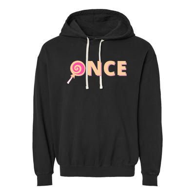 Once Twice Kpop Garment-Dyed Fleece Hoodie