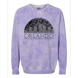 Orlando Texturized Logo Colorblast Crewneck Sweatshirt