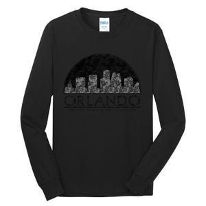 Orlando Texturized Logo Tall Long Sleeve T-Shirt