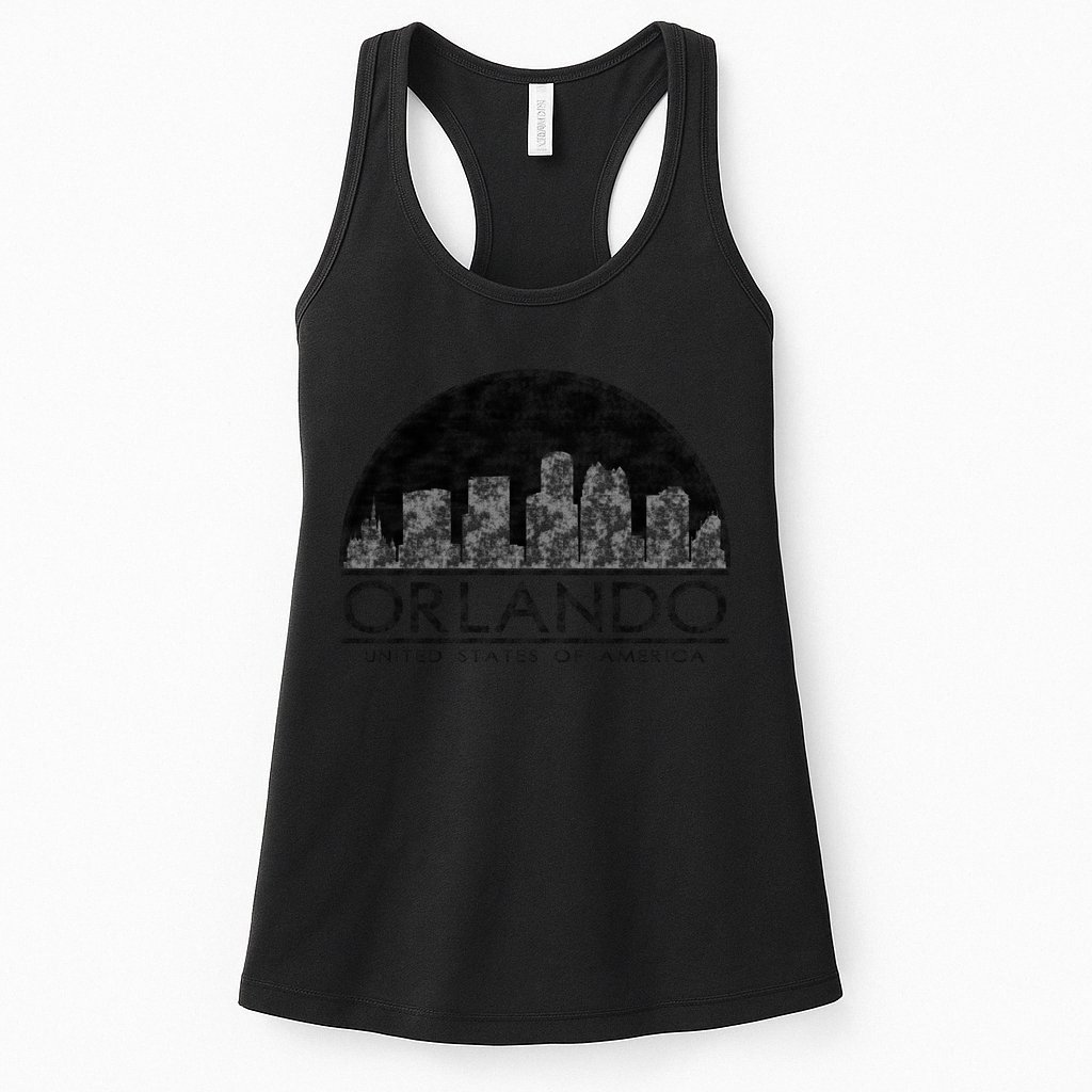 Orlando Texturized Logo Womens Tank Top