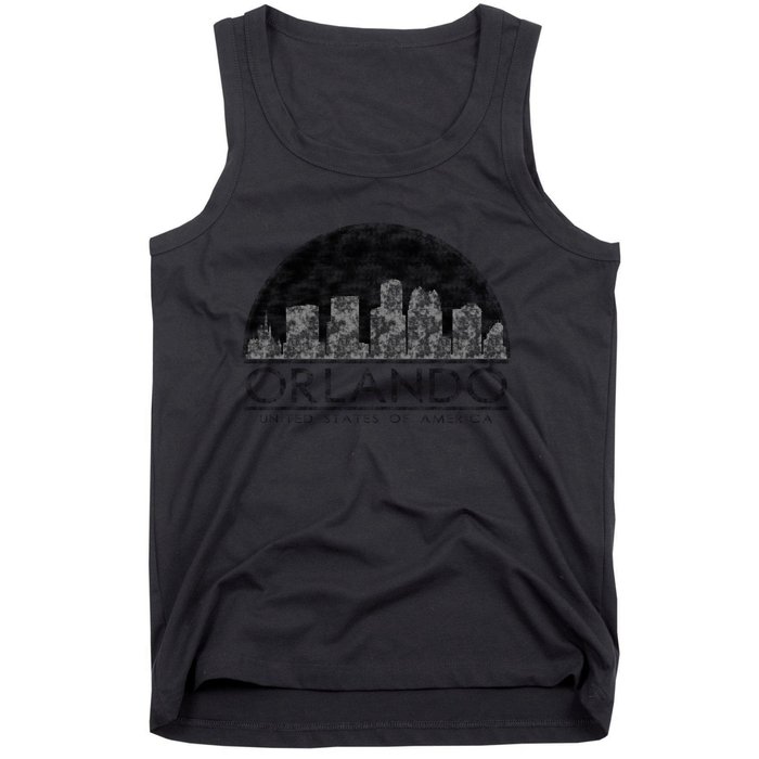 Orlando Texturized Logo Tank Top