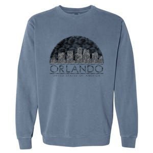 Orlando Texturized Logo Garment-Dyed Sweatshirt