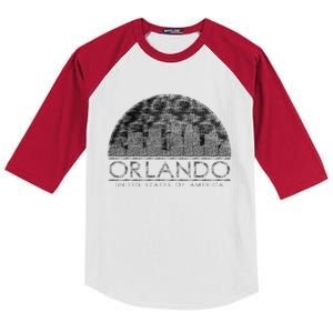 Orlando Texturized Logo Kids Colorblock Raglan Jersey