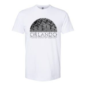 Orlando Texturized Logo Softstyle CVC T-Shirt