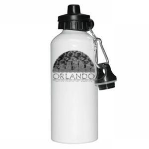 Orlando Texturized Logo Aluminum Water Bottle