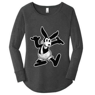 Oswald The Lucky Rabbit Original Vintage Cartoon 1927 Women's Perfect Tri Tunic Long Sleeve Shirt