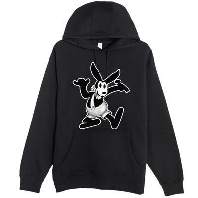 Oswald The Lucky Rabbit Original Vintage Cartoon 1927 Premium Pullover Hoodie