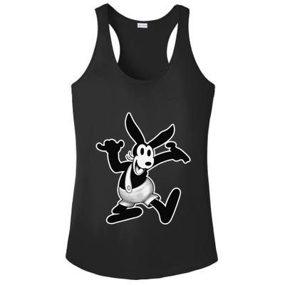 Oswald The Lucky Rabbit Original Vintage Cartoon 1927 Ladies PosiCharge Competitor Racerback Tank