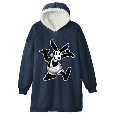 Oswald The Lucky Rabbit Original Vintage Cartoon 1927 Hooded Wearable Blanket