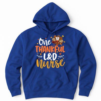 One Thankful L And D Nurse Turkey Leopard Plaid Thanksgiving Gift Hoodie