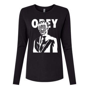 Obey They Live Womens Cotton Relaxed Long Sleeve T-Shirt