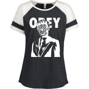 Obey They Live Enza Ladies Jersey Colorblock Tee