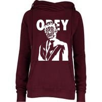 Obey They Live Womens Funnel Neck Pullover Hood