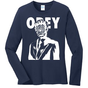 Obey They Live Ladies Long Sleeve Shirt