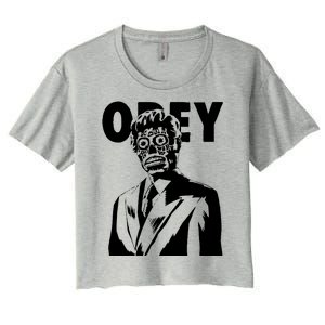 Obey They Live Women's Crop Top Tee