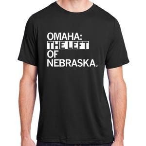 Omaha The Left Of Nebraska Adult ChromaSoft Performance T-Shirt