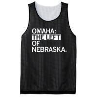 Omaha The Left Of Nebraska Mesh Reversible Basketball Jersey Tank